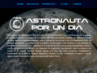 Más de 50 centros de Bachillerato participan en un webinar para conocer el programa «Astronauta por un Día»