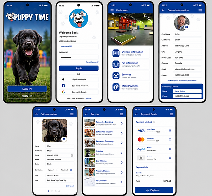 Puppy Time Mobile App Screens.png