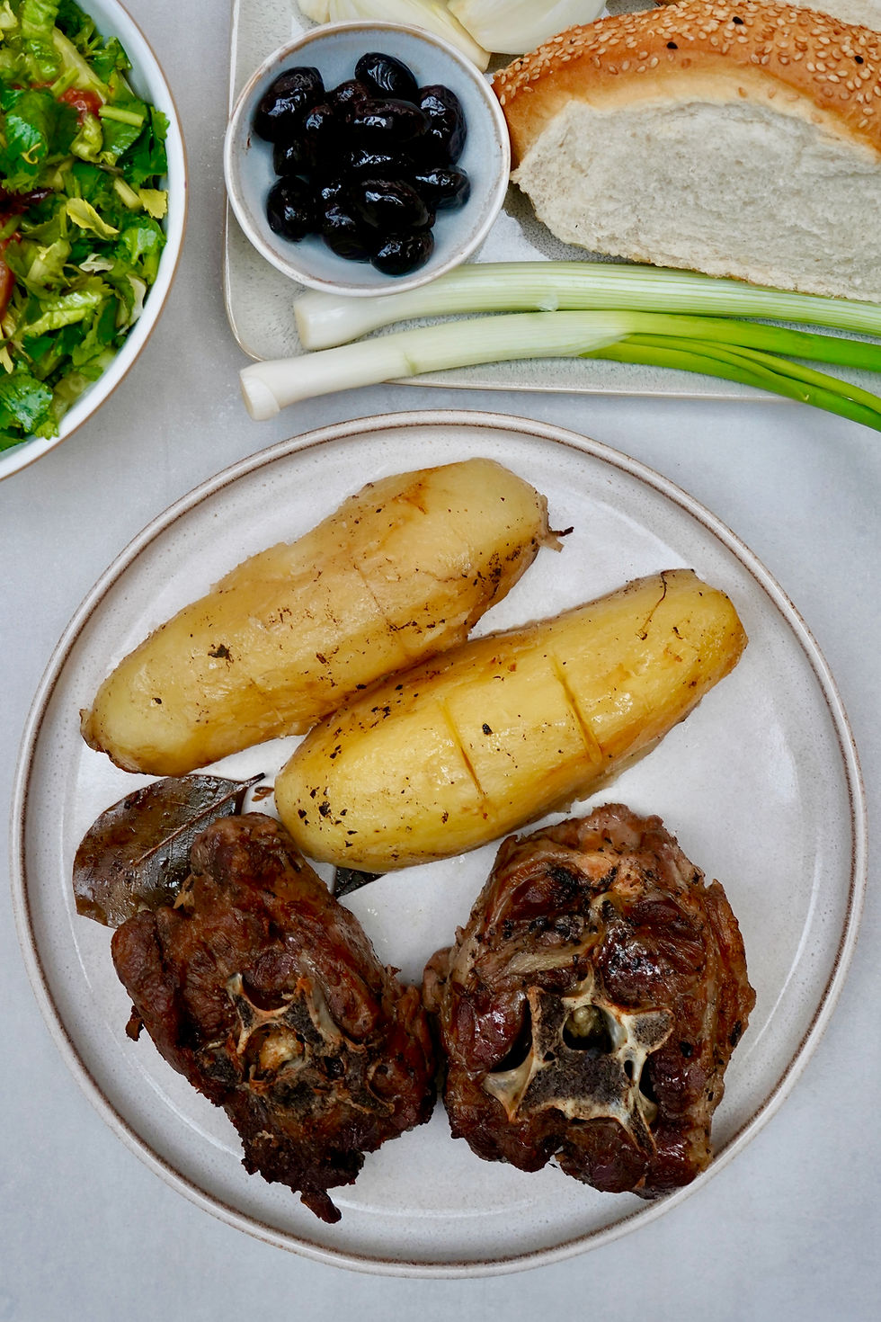 Kleftiko served on a plate