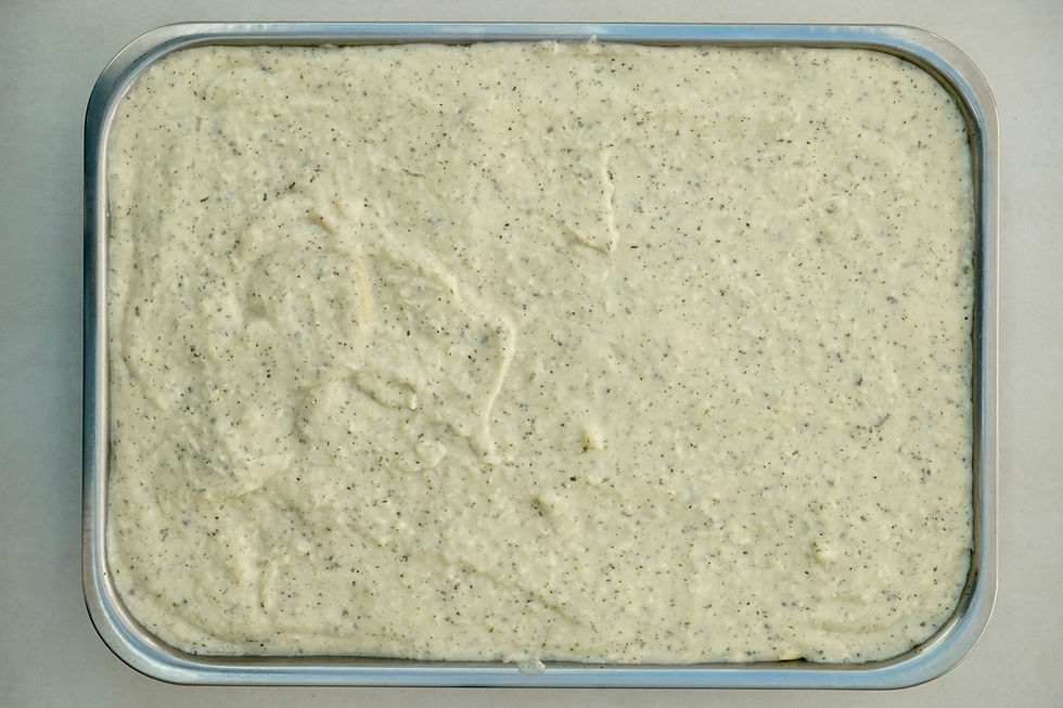 Cream on top of pasta to make fırın makarnası