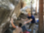Climbing in Poudre Canyon
