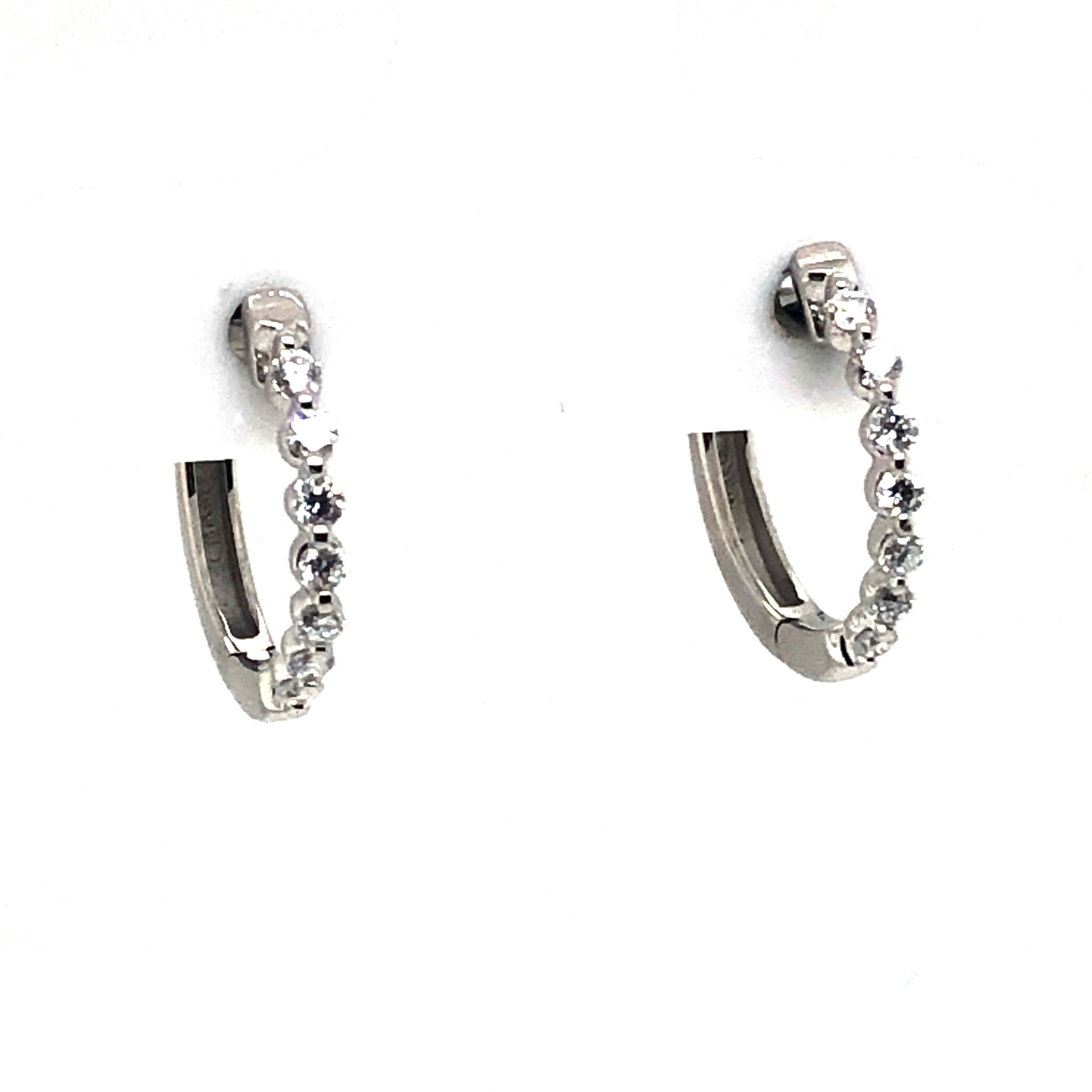Lab Grown Diamond Huggie Hoops