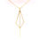 Thumbnail: Yellow Gold Geometric Drop Necklace