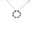 Thumbnail: Sapphire and Diamond Circle Pendant