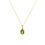 Thumbnail: Peridot Bezel Necklace