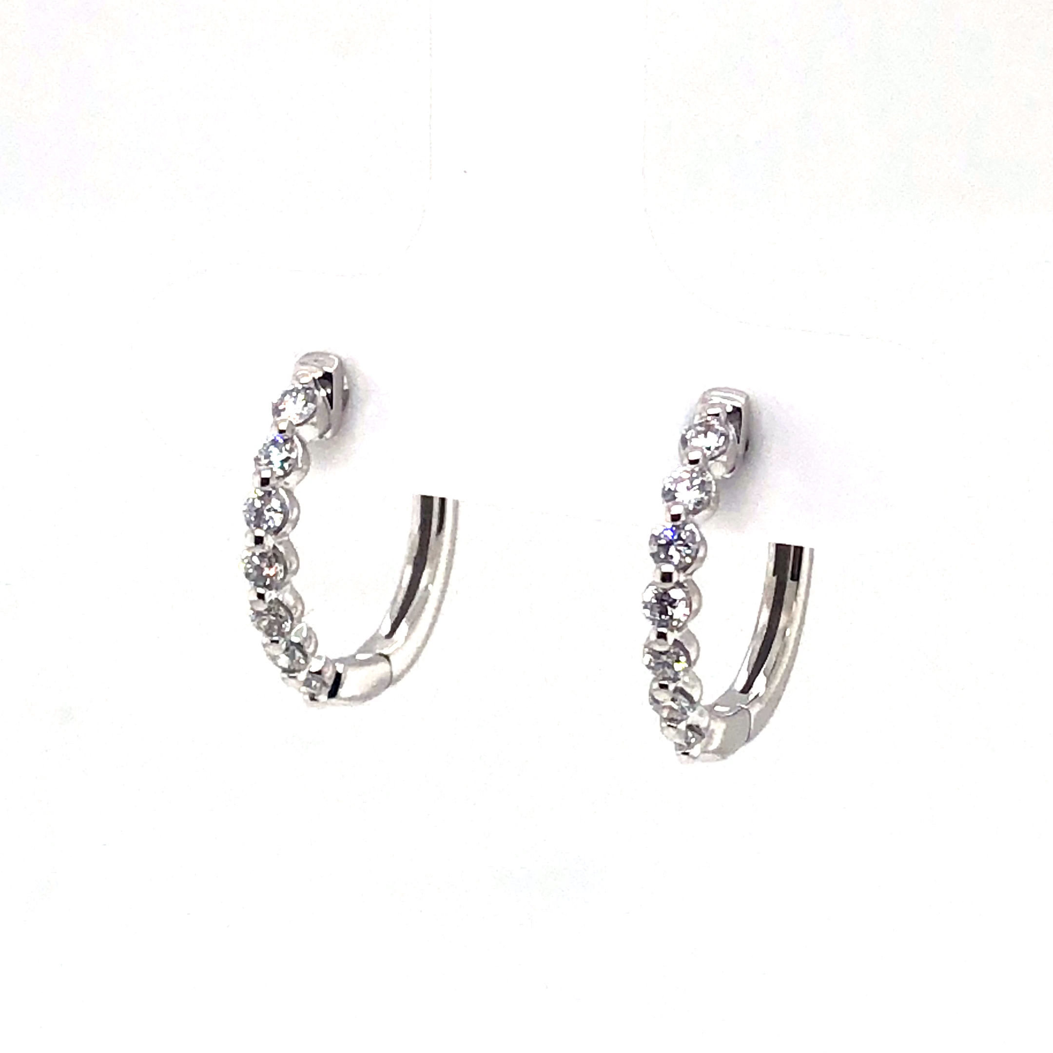 Lab Grown Diamond Huggie Hoops 