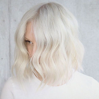 Platinum Blonde Bob