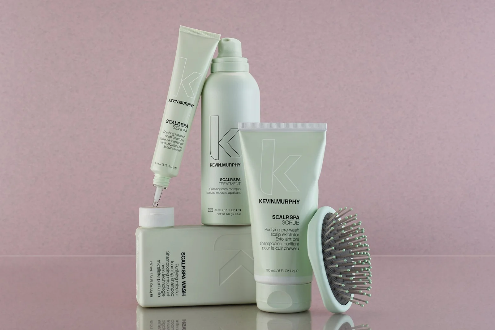 Kevin Murphy scalp spa product line