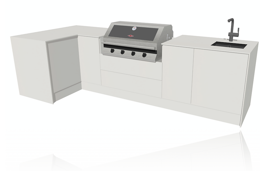 Modular Three87 Outdoor Kitchen - Forma I Range