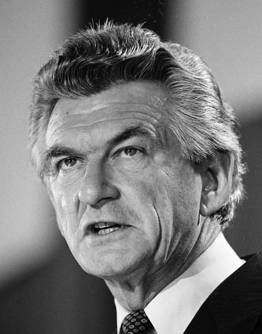 Australian Prime Minister, Bob Hawke, made five official visits to the USA during his leadership. He became close friends with George H. W. Bush. (Photo: National Archives of Australia).