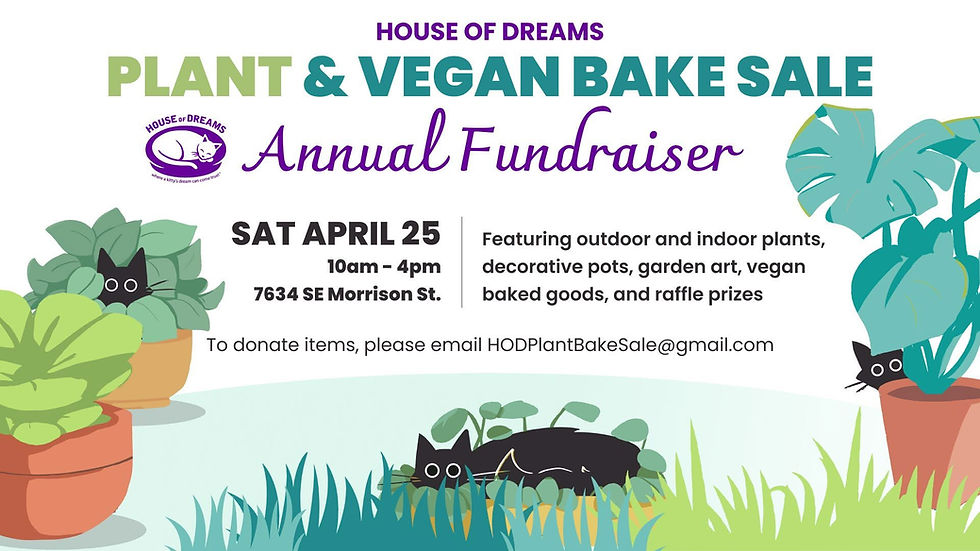 Plant & Vegan Bake Sale