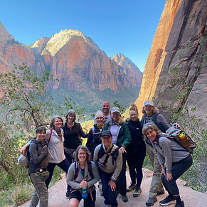 Retreat Participants in Zion National Park