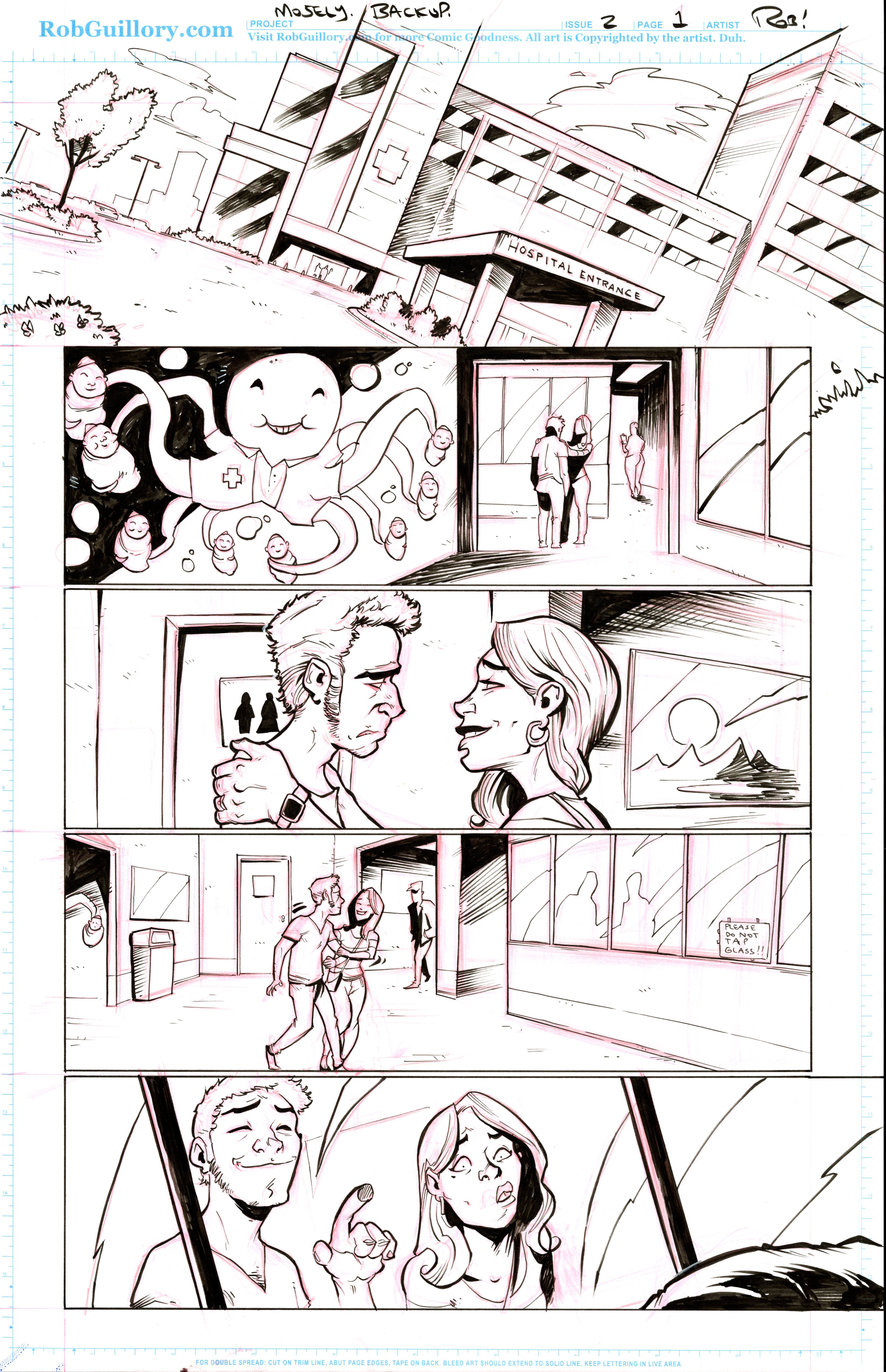 MOSELY #2 Backup Story Page 1