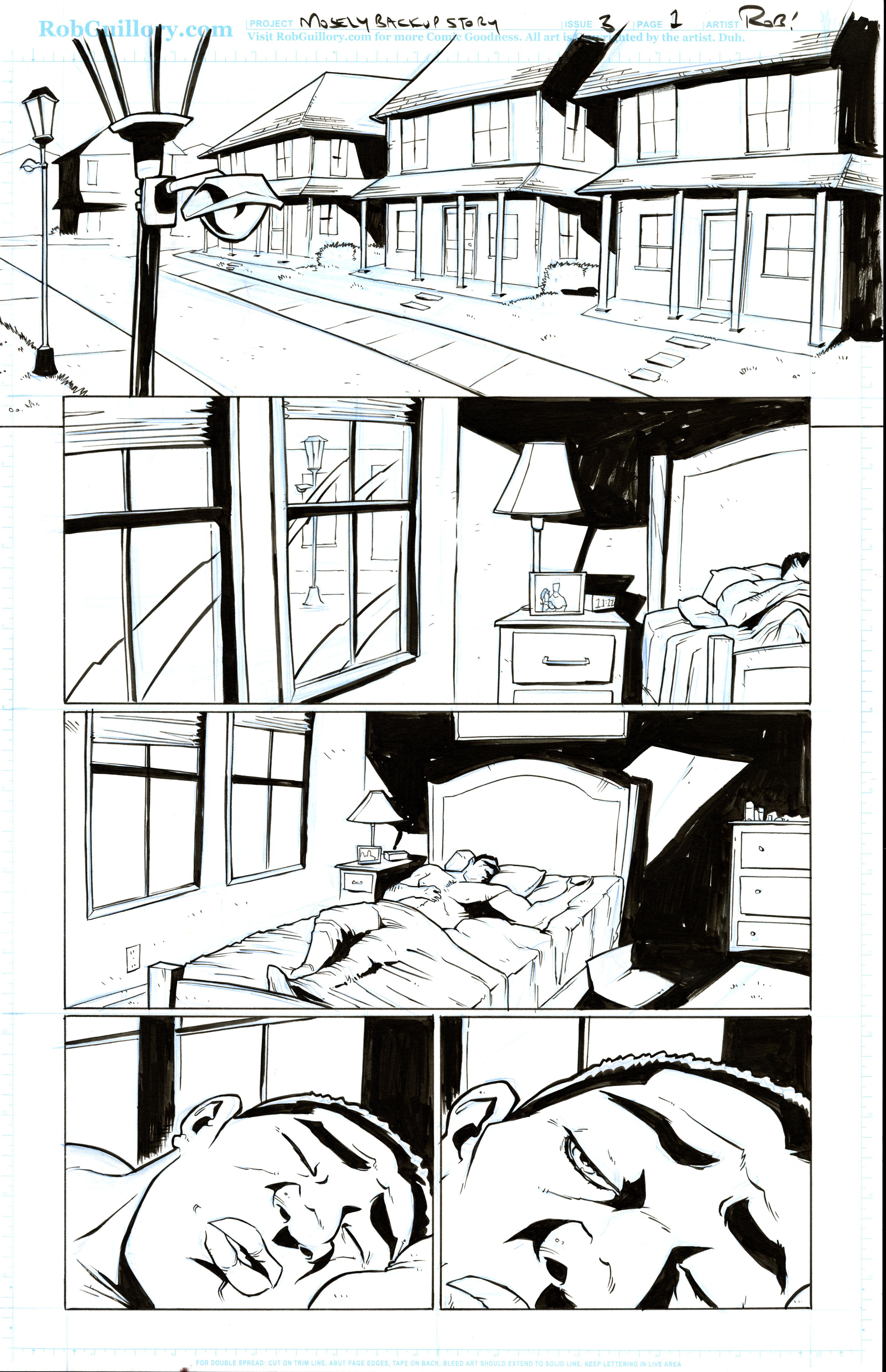 MOSELY #3 Backup Story Page 1