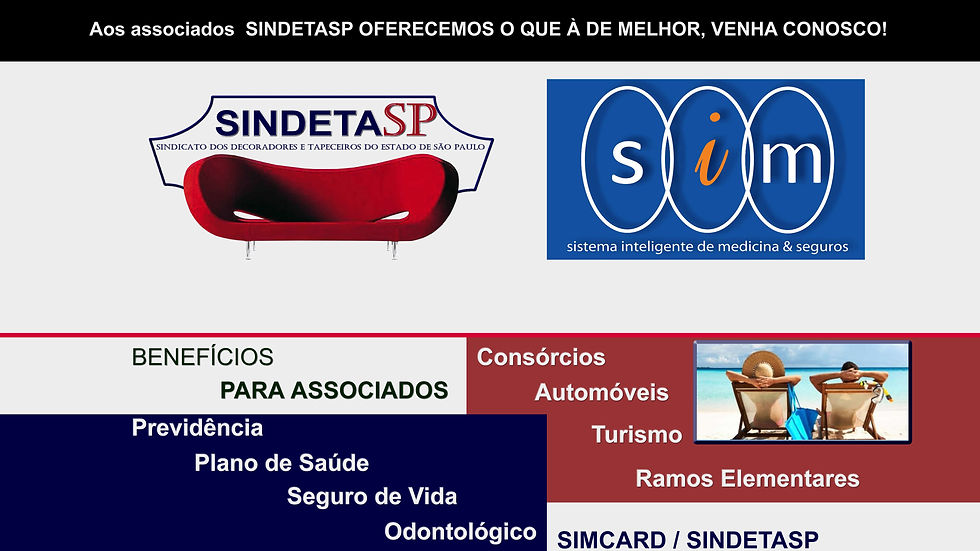 Beneficios Para Associados Sindetasp