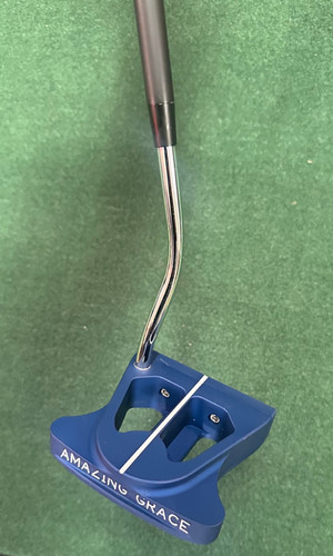 Blue F-18-G Heel Shafted Amazing Grace | Bobby Grace Putters