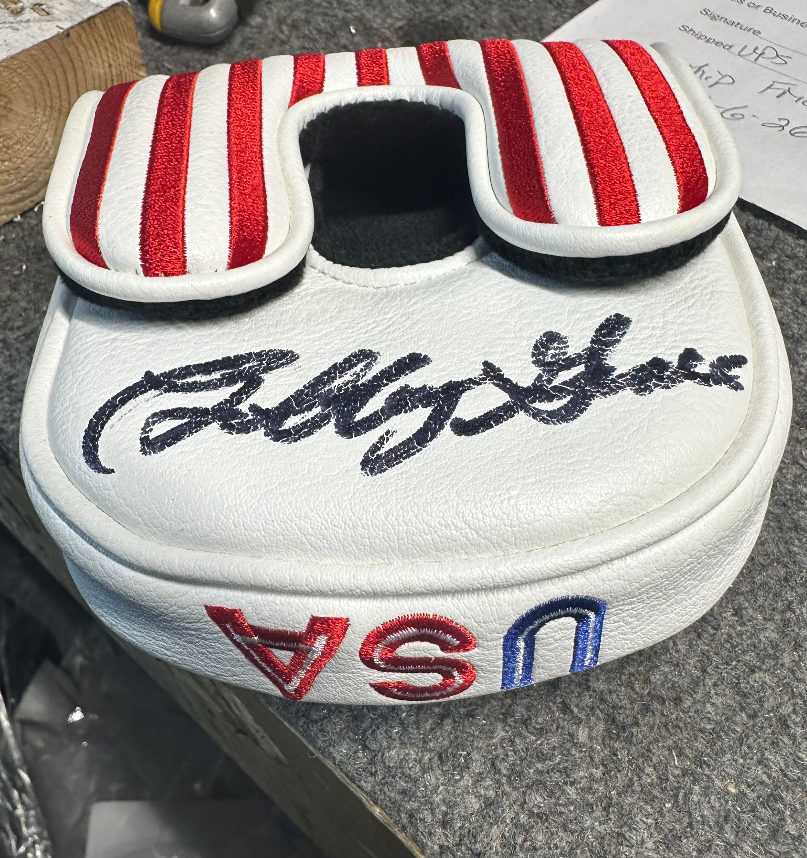 Bobby Grace signed Mallet cover