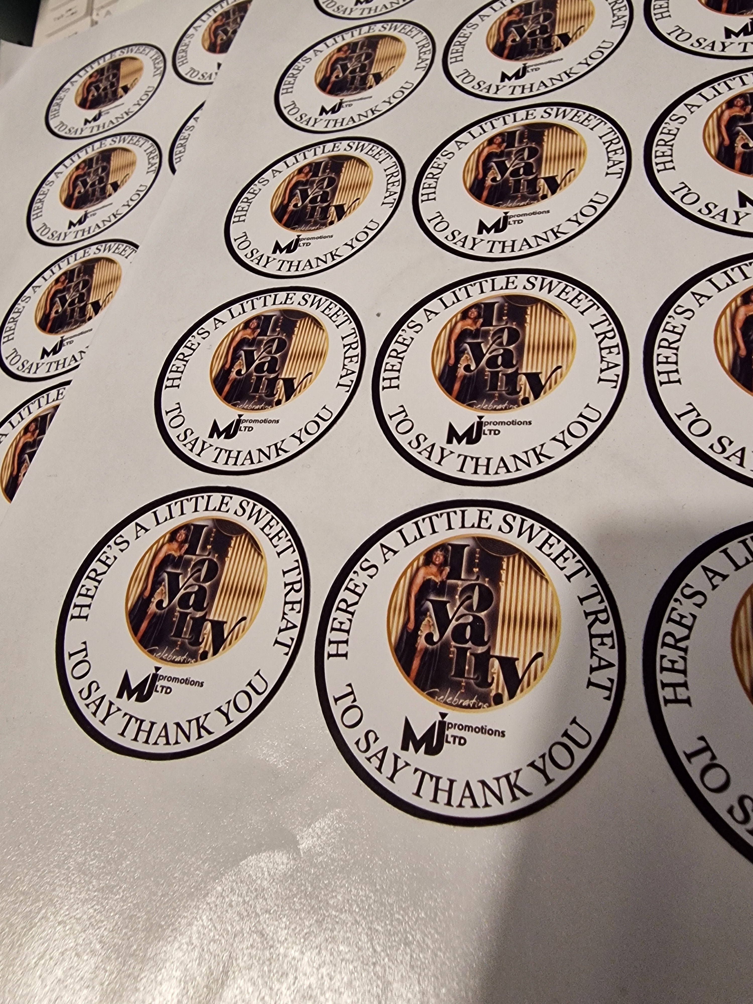 Custom Branded Event Stickers