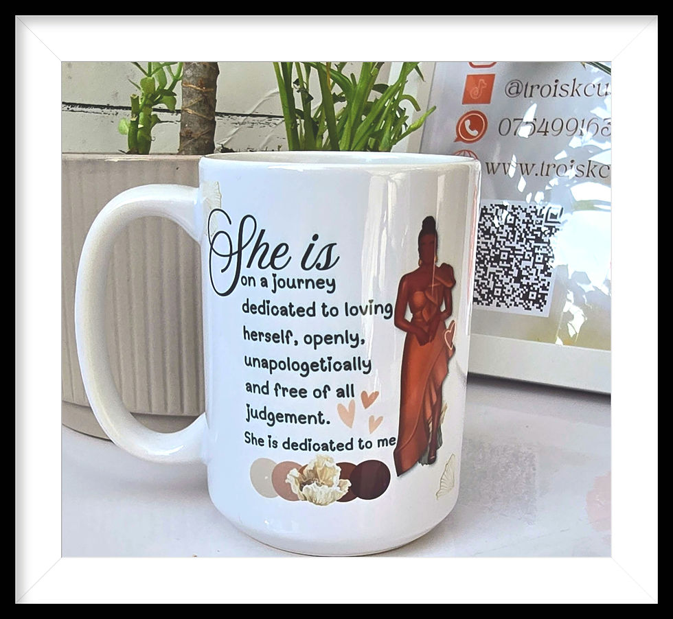 Thumbnail: She is Empowering Black Woman 15oz Ceramic Mug