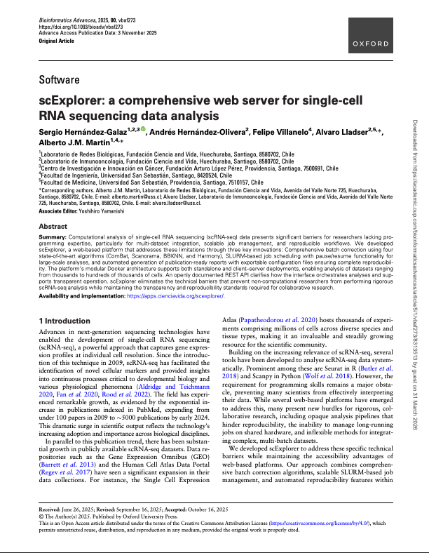 scExplorer: a comprehensive web server for single-cell RNA sequencing data analysis