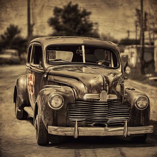 Synthetics & Beyond old car