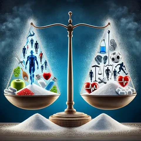 DALL·E 2024-02-02 12.38.31 - Create an image that captures the dual nature of salt (sodium