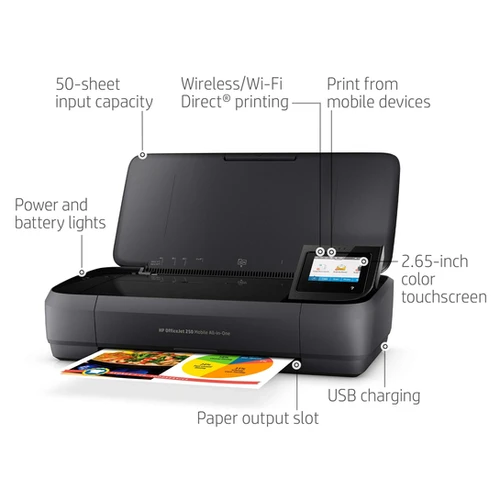 HP OfficeJet 250 Mobile All-in-One Printer | Andean Inc