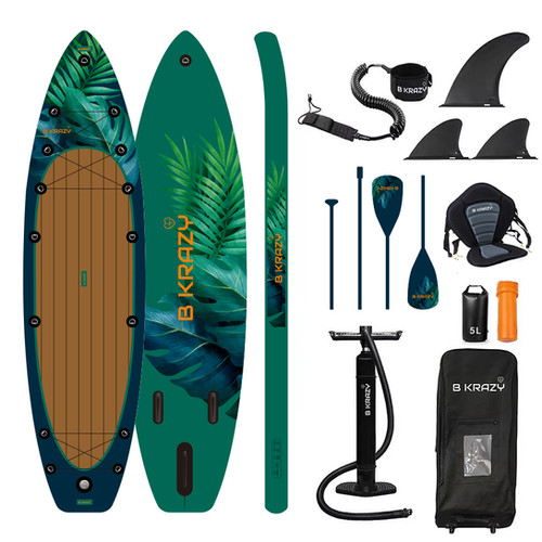 Jungle Inflatable Paddle Board SUP | Bkrazy USA