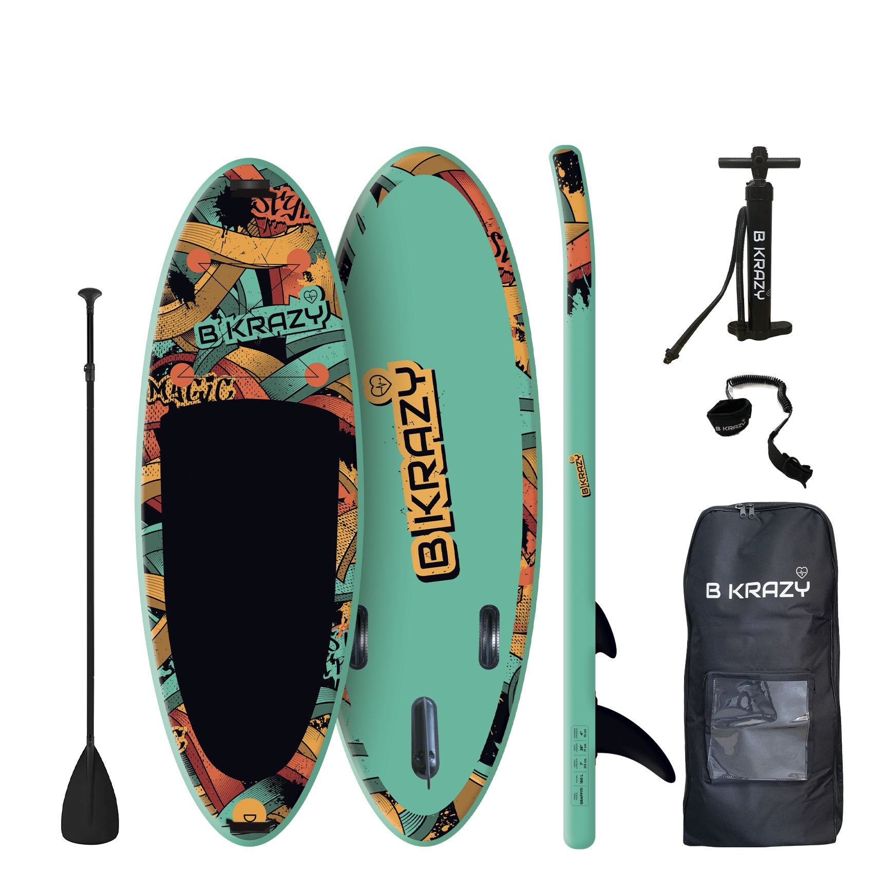 Graffiti kids inflatable SUP