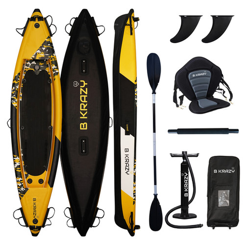 B Krazy Single Inflatable Kayak | Bkrazy USA