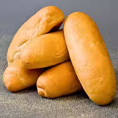 Hot Dogs Bun Plain 