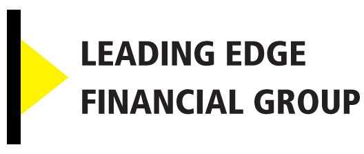 Leading Edge Financial Group logo with yellow arrow