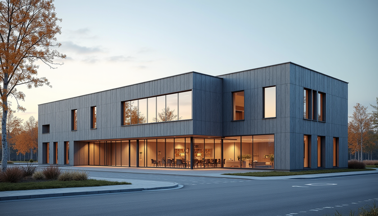 Góc nhìn ngang của trung tâm y tế hiện đại tại Phần Lan