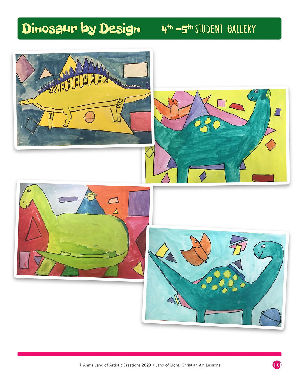 Thumbnail: Organic Dinosaur with Geometric Background