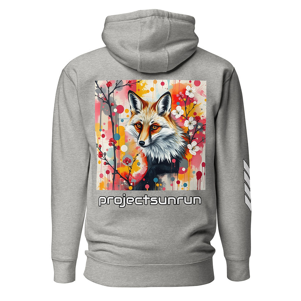 Thumbnail: Sakura Fox Pull-up Hoodie