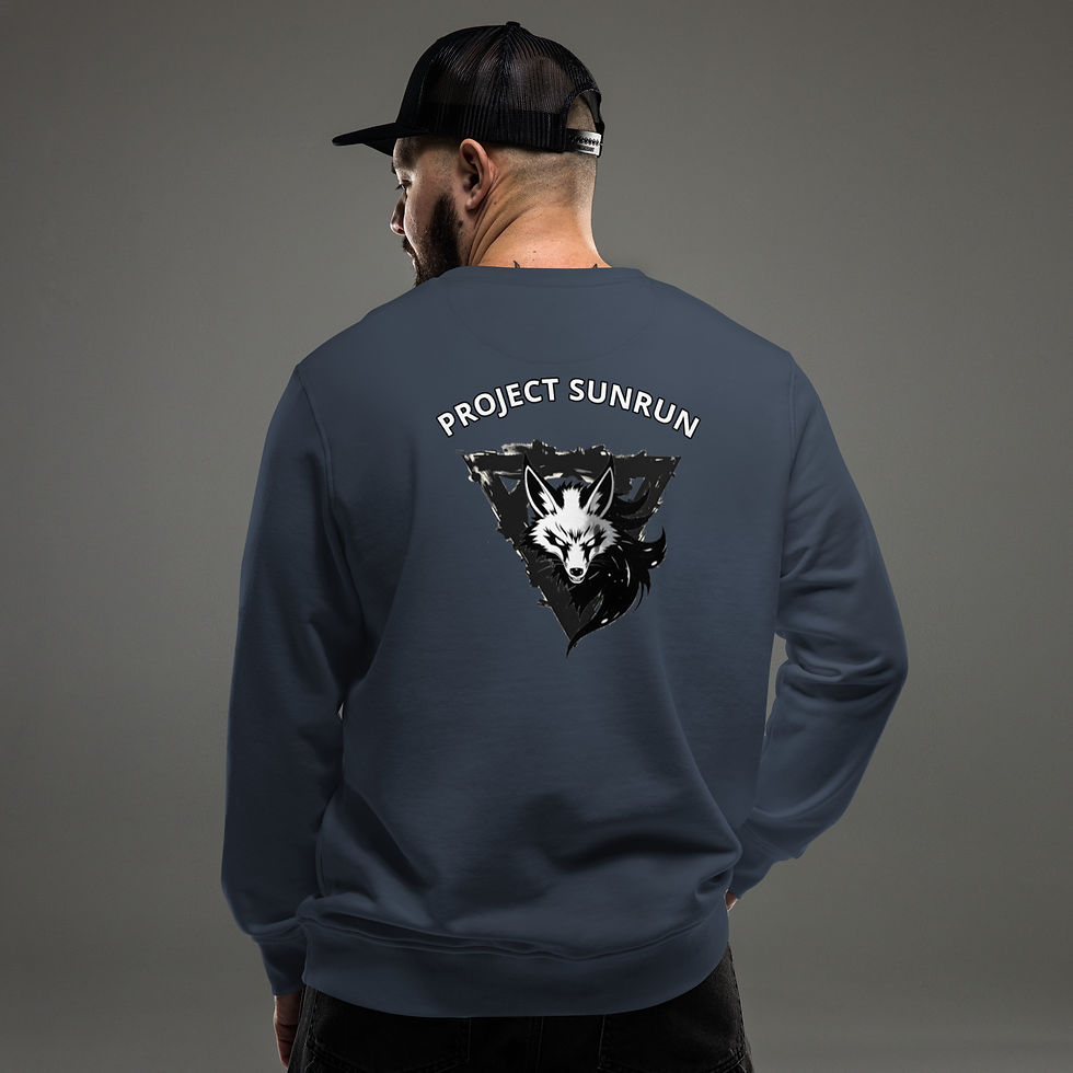 Thumbnail: Nightkitten Kings Organic Long-sleeve Unisex Sweatshirt