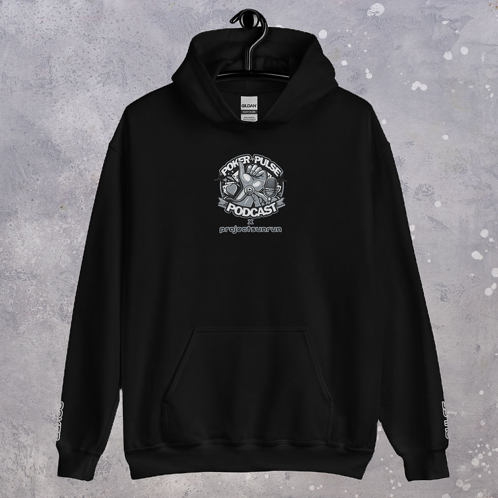 Thumbnail: Poker Pulse Podcast x Project SunRun Premium Black Hoodie