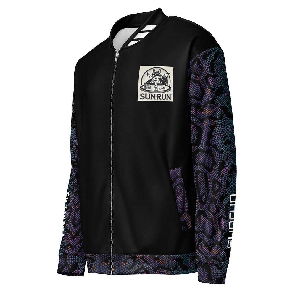 Thumbnail: Amethyst Alien Bomber Jacket