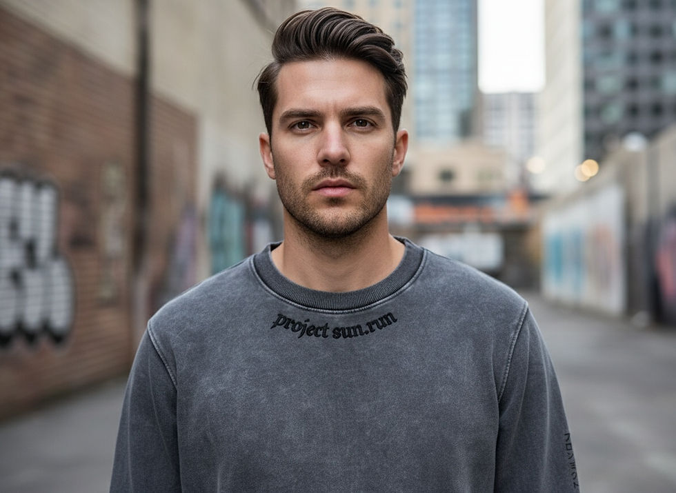 Thumbnail: PSR Pro Elite Acid Wash Long Sleeve Sweatshirt