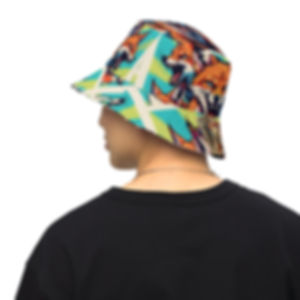 Sun Run Fox Squad Reversible Bucket Hat