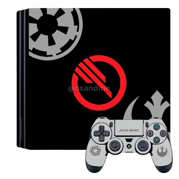 Miniatura: Skin Playstation 4 (Ps4) Star Wars negro
