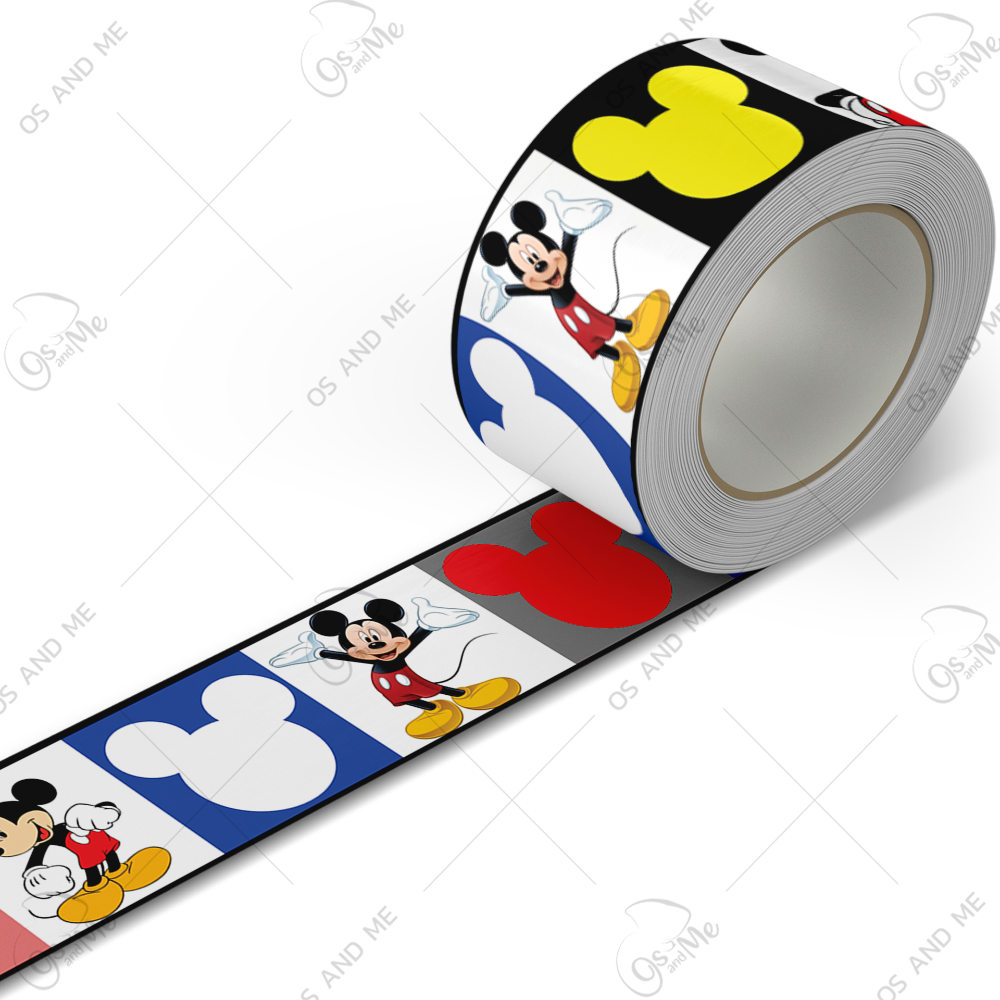 Cenefa Mickey a cuadros