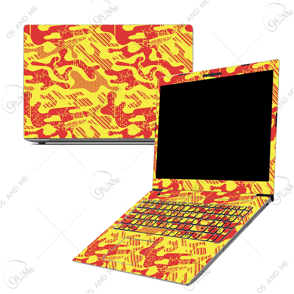 Miniatura: Skin laptop Camuflaje con rayitas