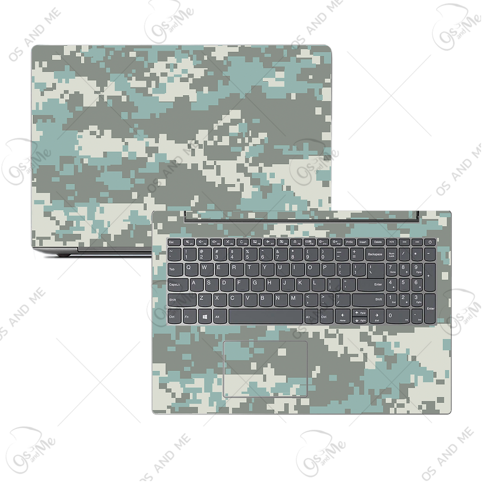 Miniatura: Skin laptop Camuflaje con cubitos