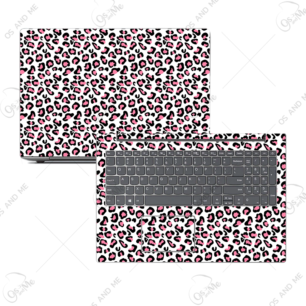 Miniatura: Skin laptop animal print leopardo rosa