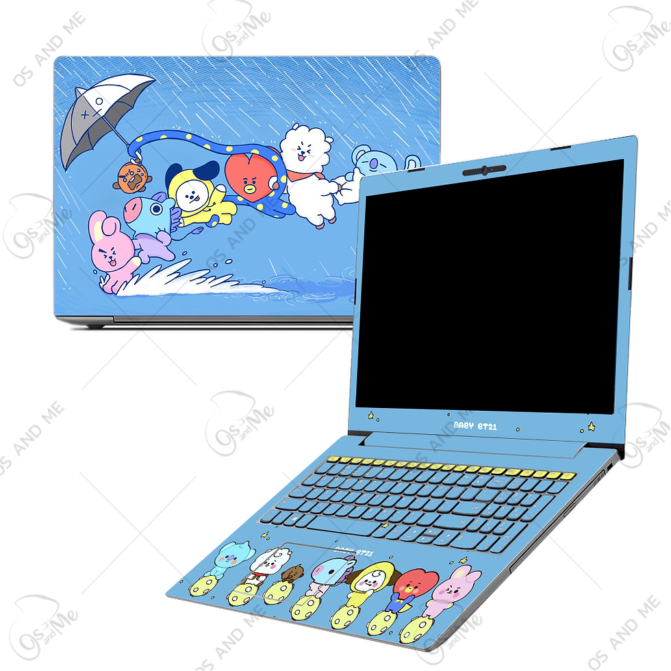 Miniatura: Skin laptop Bt21 contra el viento