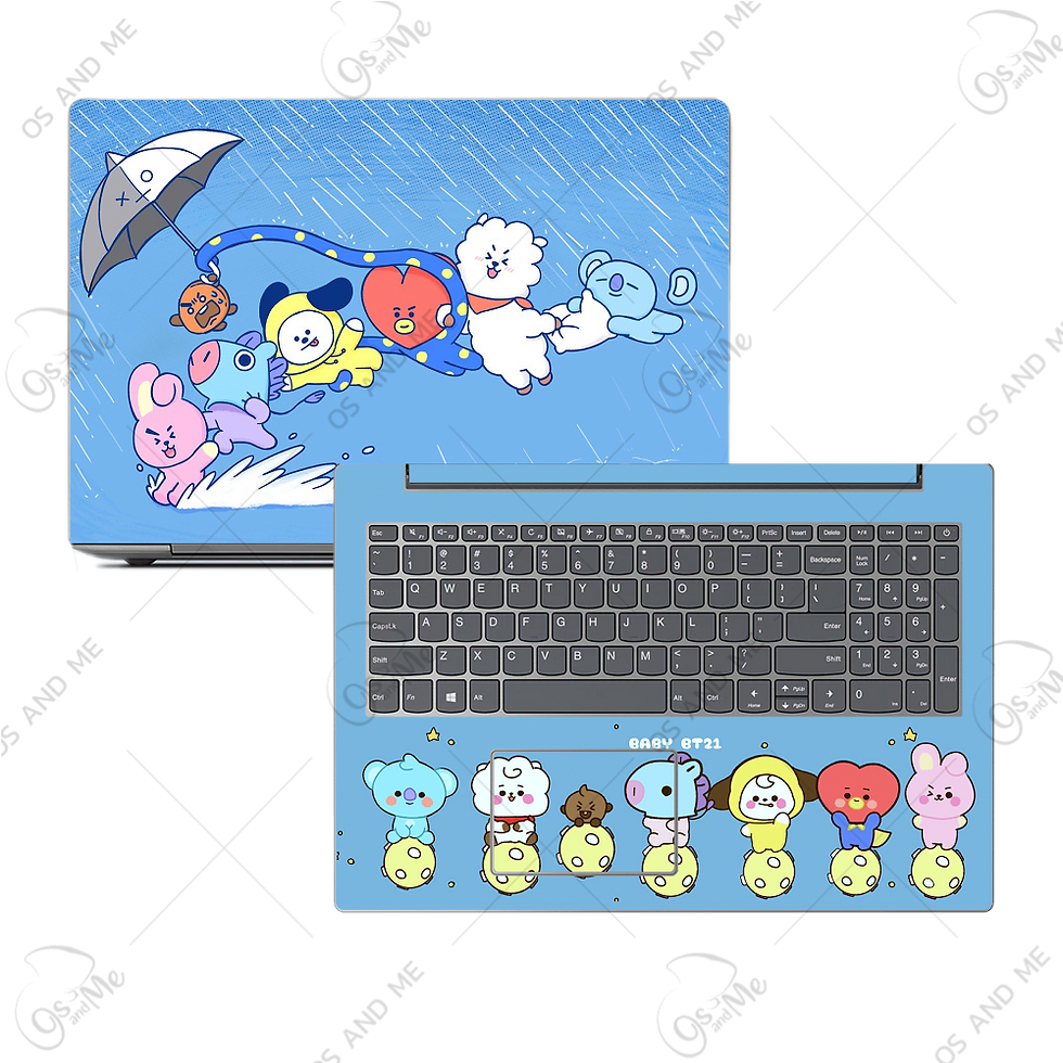 Miniatura: Skin laptop Bt21 contra el viento