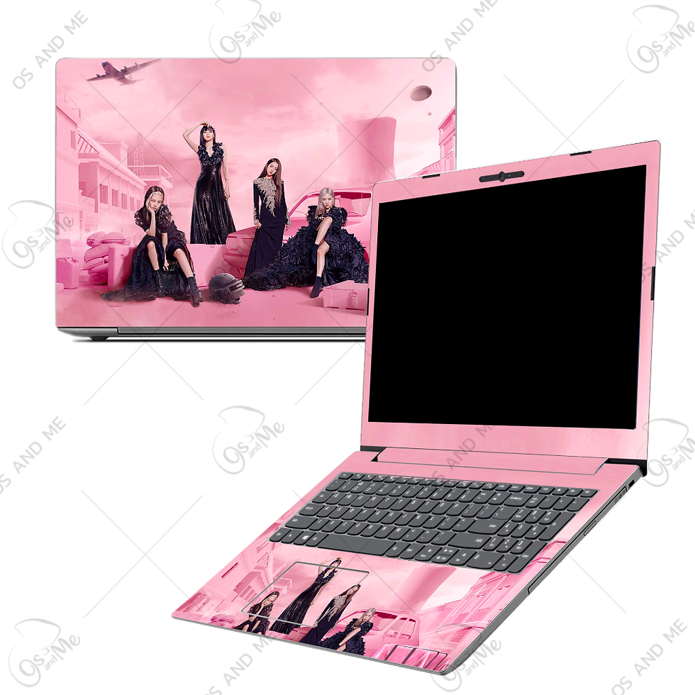 Miniatura: Skin laptop Black Pink en vestidos