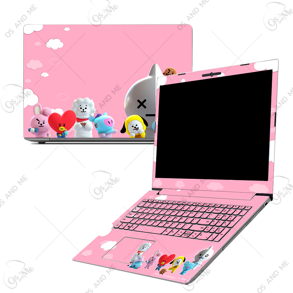 Miniatura: Skin laptop Bt21 con nubes