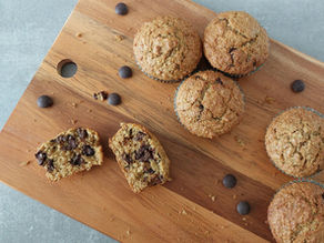Havermout muffins met chocolade